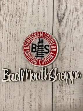 Vintage Birmingham Southern Railroad Company Embroidered Patch